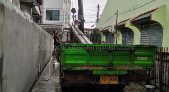 เชียงใหม่ปักเสาไฟฟ้า8เมตร 2ต้น ดึงเมนไฟเข้าบ้าน เปลี่ยนตู้โหลดไฟบ้าน เพื่อติดแอร์ เครื่องทำน้ำอุ่น ปั้มน้ำและเพื่อใช้ไฟสนามต่อเติมห้อง วัวลาย เชียงใหม่ และ บ้านช้างเคี่ยน เชียงใหม่